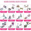 imageJOYIN 2023 Christmas Advent Calendars 24 Days Countdown Calendars with Girls Princess Castle and Ice Cream Truck Building Blocks for Girls Kids STEM Building Toys Party Favor Xmas Gifts Classroom