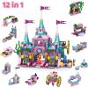 imageJOYIN 2023 Christmas Advent Calendars 24 Days Countdown Calendars with Girls Princess Castle and Ice Cream Truck Building Blocks for Girls Kids STEM Building Toys Party Favor Xmas Gifts Classroom