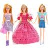 imageJOYIN 2023 Girls Advent Calendar with Doll Accessories Toys Girls Christmas 24 Days Countdown Calendar Toys with Doll Dress Up Clothes and Accessories Set for Kids Christmas Party Favor Gifts
