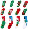 imageJOYIN 2025 Christmas Advent Calendar12 Days Christmas Warm Cotton Socks for Adult Women Countdown Advent Calendar with 4 Knee High ampamp 8 Low Cut Socks Xmas Party Favor Gifts