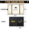 imageJOYIN 2025 Graduation Guestbook AlternativeBlack ampamp Gold 12quot Signature Congrats Graduation Party Decorations Class of 2025 Grad Card for High School College Grad Gift Party Guest Signing CardboardBlack  Gold