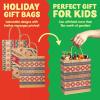 imageJOYIN 24 Christmas Kraft Gift Bags for Classrooms and Party Favors Holiday Goody Gift Bags for Xmas Present Wrapping Christmas Decorations Party Supplies Decor 102quot x 42quot x 63 quotBrown