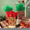 imageJOYIN 24 Christmas Kraft Gift Bags for Classrooms and Party Favors Holiday Goody Gift Bags for Xmas Present Wrapping Christmas Decorations Party Supplies Decor 102quot x 42quot x 63 quotBrown