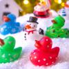 imageJOYIN 24 PCS Christmas Ducks Baby Bathtub Toys Assorted Xmas Rubber Duckies for Kids Gifts Ducky Toddler Bath Toys Rubber Duck Bulk for Stocking Stuffers Party Favor Baby Shower Pool Toys