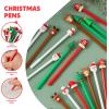 imageJOYIN 24 PCS Christmas Fun Pens Bulk Xmas Gel Pens for Kids Gifts Christmas Stationery Supplies School Party Favors Kids Pens Classroom Favor Carnival Prize Stocking Stuffers