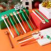 imageJOYIN 24 PCS Christmas Fun Pens Bulk Xmas Gel Pens for Kids Gifts Christmas Stationery Supplies School Party Favors Kids Pens Classroom Favor Carnival Prize Stocking Stuffers