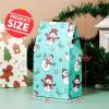 imageJOYIN 24 PCS Christmas Goody Bags Holiday White Kraft Paper Candy Cookie Packing Trays Treat Bags for Classrooms Party Birthdays Gift Festivals Party Favors Xmas Supplies 975quot x 3quot x 5quot