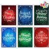 imageJOYIN 24 PCS Christmas Holiday Greeting Cards Bulk Collection 6 Diverse Coloful Designs Assortment with Envelopes Elegant Lettering for Merry Christmas Season present Giving Xmas Gifts CardsAbstract