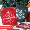 imageJOYIN 24 PCS Christmas Holiday Greeting Cards Bulk Collection 6 Diverse Coloful Designs Assortment with Envelopes Elegant Lettering for Merry Christmas Season present Giving Xmas Gifts CardsAbstract