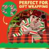 imageJOYIN 24 PCS Christmas Wrap Ribbon Pull Bows 5quot Wide Easy and Fast Gift Wrapping Accessory for presents Bows Baskets Wine Bottles Decoration Xmas Gift Wrapping and Decoration PresentRedGreen