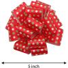imageJOYIN 24 PCS Christmas Wrap Ribbon Pull Bows 5quot Wide Easy and Fast Gift Wrapping Accessory for presents Bows Baskets Wine Bottles Decoration Xmas Gift Wrapping and Decoration PresentClassic