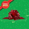 imageJOYIN 24 PCS Christmas Wrap Ribbon Pull Bows 5quot Wide Easy and Fast Gift Wrapping Accessory for presents Bows Baskets Wine Bottles Decoration Xmas Gift Wrapping and Decoration PresentRedGreen