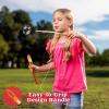 imageJOYIN 24 Pack 146 Big Bubble Wands Bulk 2 Dozen for Summer Toy OutdoorIndoor Activity Use Easter Bubbles Party Favors Supplies for KidsLeaf