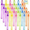 imageJOYIN 24 Pack 146 Big Bubble Wands Bulk 2 Dozen for Summer Toy OutdoorIndoor Activity Use Easter Bubbles Party Favors Supplies for KidsLeaf