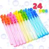 imageJOYIN 24 Pack 146 Big Bubble Wands Bulk 2 Dozen for Summer Toy OutdoorIndoor Activity Use Easter Bubbles Party Favors Supplies for KidsStarCircle