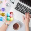 imageJOYIN 24 Pack Mini Stress Balls Squishy Balls for Adults Stress Relief Fidget Toys Bulk Glitter Squeeze Sensory Toys for Kids Party Favors Birthday Gifts Goodie Bags Stuffers