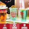 imageJOYIN 24 Pcs 16OZ Graduation Party Plastic Cups Red 24 Designs Disposable Cups for Class of 2025 Graduates Tableware Bulk for High School College Graduation School Grad Party Supply DecorRed