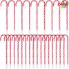 imageJOYIN 24 Pcs Christmas Candy Cane Ball Point Pens for Kids Gift Xmas Pen Bulk for Christmas Stocking Stuffers Teacher Student Gifts Classroom Supplies Carnival Prize Goodie Bag Fillers