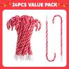 imageJOYIN 24 Pcs Christmas Candy Cane Ball Point Pens for Kids Gift Xmas Pen Bulk for Christmas Stocking Stuffers Teacher Student Gifts Classroom Supplies Carnival Prize Goodie Bag Fillers
