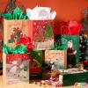 imageJOYIN 24 Pcs Christmas Kraft Gift Bags with Twine Handles 10 X 13 X 5 Large Xmas Goodie Goody Treat Bags for Holiday Present Wrapping Christmas Decorations Party Supplies Decor