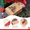 imageJOYIN 24 Pcs Christmas Kraft Gift Bags with Twine Handles 10 X 13 X 5 Large Xmas Goodie Goody Treat Bags for Holiday Present Wrapping Christmas Decorations Party Supplies Decor