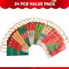 imageJOYIN 24 Pcs Christmas Kraft Gift Bags with Twine Handles 10 X 13 X 5 Large Xmas Goodie Goody Treat Bags for Holiday Present Wrapping Christmas Decorations Party Supplies Decor