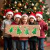 imageJOYIN 24 Pcs Christmas Tree Stickers Make Your Own Christmas Tree Green Stickers Sheets Party Favors for Kids Xmas Party Supplies Classroom Games Stocking Stuffers Holiday PresentsTree stickers
