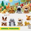 imageJOYIN 24 Pcs Mini Sea Animal Plush Toys Stuffed Sea Animal Bulk for Kids Birthday Party Favors Basket Stuff Pinata Fillers Goodie Bag Fillers School Prizes Valentines Day Party SuppliesSafari Animals