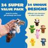 imageJOYIN 24 Pcs Mini Sea Animal Plush Toys Stuffed Sea Animal Bulk for Kids Birthday Party Favors Basket Stuff Pinata Fillers Goodie Bag Fillers School Prizes Valentines Day Party SuppliesStanding Animals