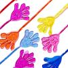 imageJOYIN 240Pcs Glitter Sticky Hands Party Favors Party Table Favors Set for Kids Holiday Traditions Classroom Treasure Box Carnival Prizes Bulk Pinata Stuff Mini Toys Halloween goodie bagssticky hands