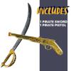 imageJOYIN 28 Inches Pirate Sword and 16 Inches Pirate Pistol SetHalloween Party Costume Accessories