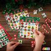imageJOYIN 28 Players Christmas Bingo Cards 5x5 for Kids Xmas Party Supplies Goodies Games Kids School Classroom Goody Gift Filler Stuffers Indoor Family Activities ChristmasXmas