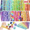 imageJOYIN 288 Pcs Slap Bracelets for Kids Bulk Wristbands with Animals Friendship Heart Galaxy Party Favors Classroom Prizes Birthday Exchanging Gifts Goodie Bag Stuffers