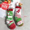 imageJOYIN 3 Pack 18 Knit Christmas Stockings ReindeerChristmas TreeSnow Flakes Knitted Stocking Decorations for Holiday Tree Decorgreen basic