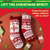 imageJOYIN 3 Pack 18 Knit Christmas Stockings ReindeerChristmas TreeSnow Flakes Knitted Stocking Decorations for Holiday Tree Decorred basic