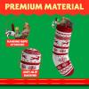 imageJOYIN 3 Pack 18 Knit Christmas Stockings ReindeerChristmas TreeSnow Flakes Knitted Stocking Decorations for Holiday Tree Decorred basic