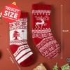 imageJOYIN 3 Pack 18 Knit Christmas Stockings ReindeerChristmas TreeSnow Flakes Knitted Stocking Decorations for Holiday Tree Decorred classic