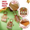 imageJOYIN 3 Packs Xmas Doll Clothing Gingerbread Set Christmas Accessories Outfits for Doll Decorations and Holiday Party