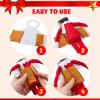 imageJOYIN 3 Packs Xmas Doll Clothing Gingerbread Set Christmas Accessories Outfits for Doll Decorations and Holiday Party