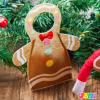 imageJOYIN 3 Packs Xmas Doll Clothing Gingerbread Set Christmas Accessories Outfits for Doll Decorations and Holiday Party
