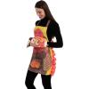 imageJOYIN 3 Pcs Thanksgiving Kitchen Linens Set with Apron Oven Mitts and Pot Holder in Turkey Design Thanksgiving Kitchen Accessories