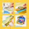 imageJOYIN 3 Sets DressUp Reusable Sticker Book for Toddlers 3D Sticker Books for Kids 3 4 5 Travel Essentials Airplane Activity Toys Crafts Gifts Birthday Gifts  Fashion Mermaid PrincessFarm  Ocean  Safari