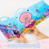 imageJOYIN 3 Sets DressUp Reusable Sticker Book for Toddlers 3D Sticker Books for Kids 3 4 5 Travel Essentials Airplane Activity Toys Crafts Gifts Birthday Gifts  Fashion Mermaid PrincessPrincess  Mermaid  Fashion