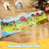 imageJOYIN 3 Sets DressUp Reusable Sticker Book for Toddlers 3D Sticker Books for Kids 3 4 5 Travel Essentials Airplane Activity Toys Crafts Gifts Birthday Gifts  Fashion Mermaid PrincessFarm  Ocean  Safari