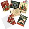 imageJOYIN 30 PCS Boxed Christmas Cards Assortment Elegant Icons With Envelopes Diverse Festive 6 Designs for Winter Holiday Xmas Season Merry Christmas Cards Present Giving Wintertime GiftsModern