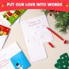 imageJOYIN 30 PCS Christmas Money Cards with Envelopes Xmas Money Cards for Gift Card Holder Cash Christmas Money Cards Bulk Assorted for Holiday Season Party Supplies Snow Festive Holiday