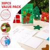 imageJOYIN 30 PCS Christmas Money Cards with Envelopes Xmas Money Cards for Gift Card Holder Cash Christmas Money Cards Bulk Assorted for Holiday Season Party Supplies Snow Festive Holiday