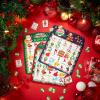 imageJOYIN 30 Players Christmas Bingo Cards Game 3 Colors Kids Bingo Cards for Classroom School Family Group Activities Holiday Winter Bingo for Xmas Party Supplies Adults Indoor Party Games