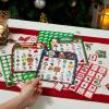 imageJOYIN 30 Players Christmas Bingo Cards Game 3 Colors Kids Bingo Cards for Classroom School Family Group Activities Holiday Winter Bingo for Xmas Party Supplies Adults Indoor Party Games