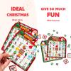 imageJOYIN 30 Players Christmas Bingo Cards Game 3 Colors Kids Bingo Cards for Classroom School Family Group Activities Holiday Winter Bingo for Xmas Party Supplies Adults Indoor Party Games